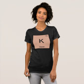 Kevin Name Chemistry Element Periodic Table T-shirt (Voorkant volledig)