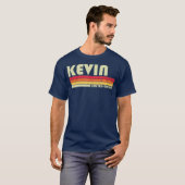 KEVIN Name Personalized Retro  80s 90s T-shirt (Voorkant volledig)