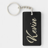 Kevin Name whitegold Schlüsselanhänger Anhänger Sleutelhanger (Voorkant)