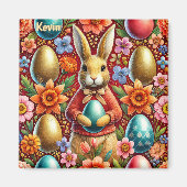 KEVIN ~ Paashaas en eieren ~ Magneet (Voorkant)