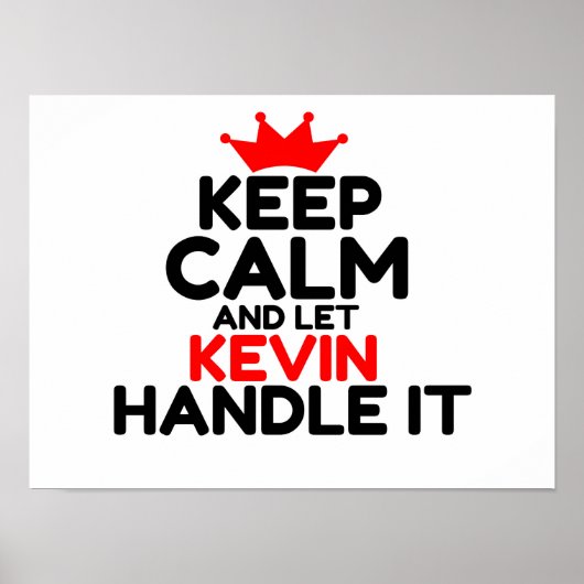 KEVIN POSTER (Voorkant)