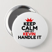 KEVIN RONDE BUTTON 4,0 CM (Voorkant /achterkant)