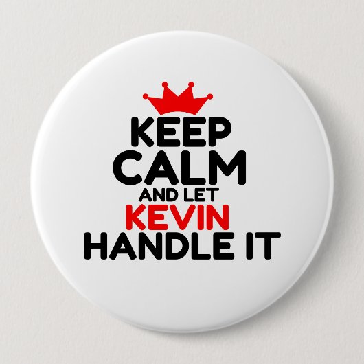 KEVIN RONDE BUTTON 4,0 CM (Voorkant)