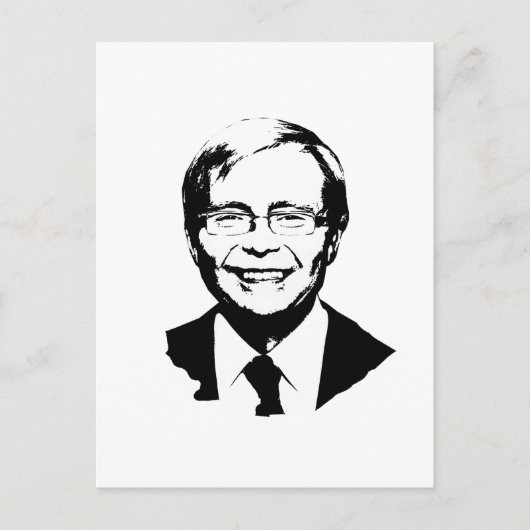 Kevin Rudd Briefkaart (Voorkant)