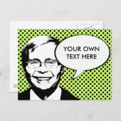 Kevin Rudd Briefkaart (Voorkant / Achterkant)