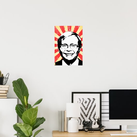 Kevin Rudd Poster (Thuiskantoor)
