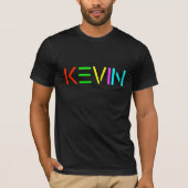 Kevin SPIRIT logo op zwart T shirt (Voorkant)