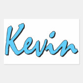 Kevin Sticker Blue (Voorkant)