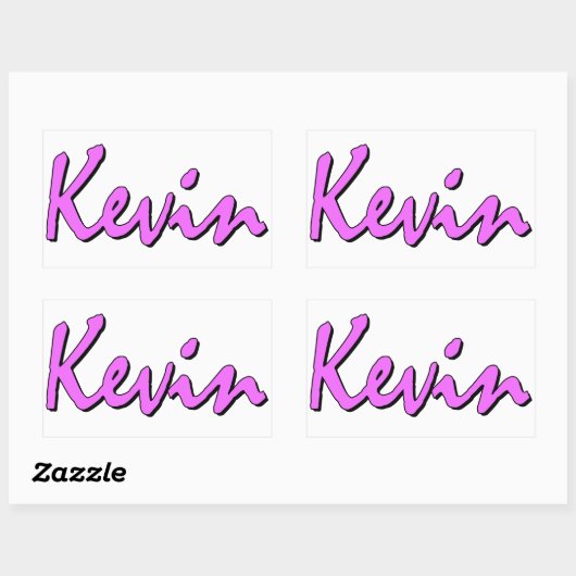 Kevin Sticker Pink (Vel)