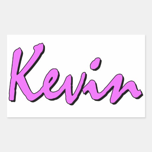 Kevin Sticker Pink (Voorkant)