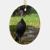 Kevin The Turkey - Old Wethersfield, CT (2 partije Keramisch Ornament (Rechts)