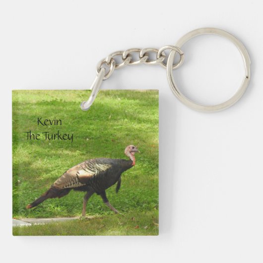 Kevin The Turkey - Old Wethersfield, CT (2 pics) Sleutelhanger (Achterkant)