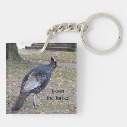 Kevin The Turkey - Old Wethersfield, CT (2 pics) Sleutelhanger (Achterkant)