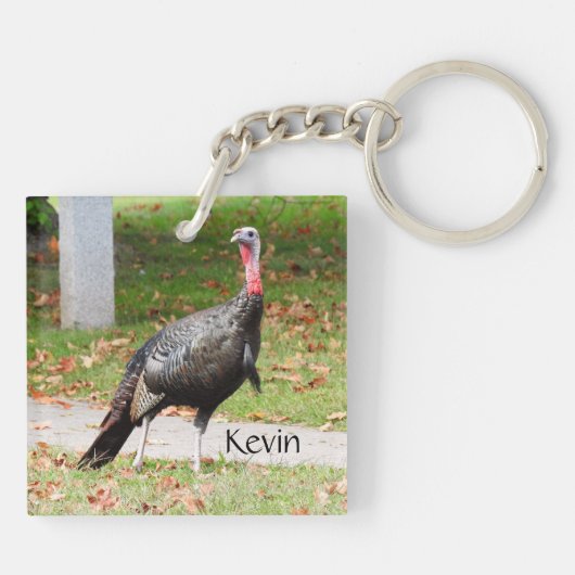 Kevin The Turkey - Old Wethersfield, CT (2 pics) Sleutelhanger (Achterkant)