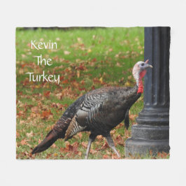 Kevin The Turkey - Old Wethersfield , CT Fleece Deken