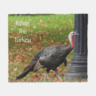 Kevin The Turkey - Old Wethersfield , CT Fleece Deken