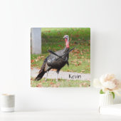Kevin The Turkey - Old Wethersfield , CT Vierkante Klok (Huis)