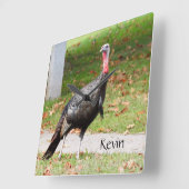 Kevin The Turkey - Old Wethersfield , CT Vierkante Klok (Hoek)