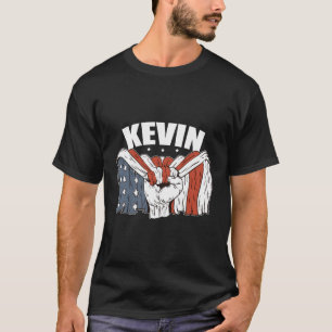Kevin Verjaardag Patriottische Voornaam Gepersonal T-shirt