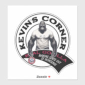 Kevin's Corner ECHTE GORILLA'S Sticker (Vel)