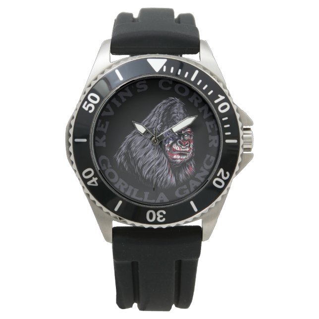 Kevin's Corner GORILLA GANG Horloge (Voorkant)