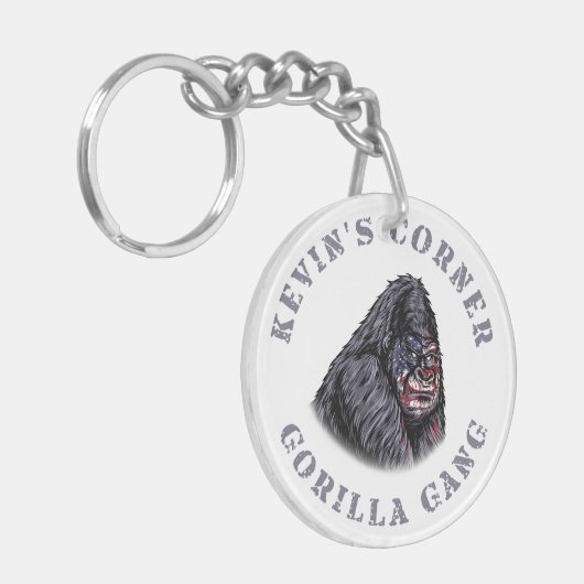 Kevin's Corner GORILLA GANG Sleutelhanger (Voorkant Links)