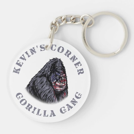 Kevin's Corner GORILLA GANG Sleutelhanger (Achterkant)