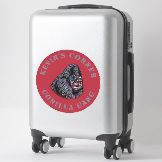 Kevin's Corner GORILLA GANG Sticker (Koffer)