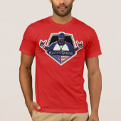 Kevin's Corner Logo met de Amerikaanse vlag T-shirt (Voorkant)