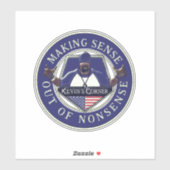 Kevin's Corner Making Sense Uit Onzin Sticker (Vel)