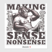 Kevin's Corner Making Sense Uit Onzin Sticker (Vel)