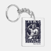 Kevin's Corner Politiek Commentaar Real Gorilla Sleutelhanger (Voorkant Links)