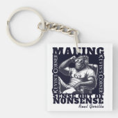 Kevin's Corner Politiek Commentaar Real Gorilla Sleutelhanger (Voorkant)