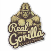 Kevin's Corner REAL GORILLA GANG Sticker (Voorkant)