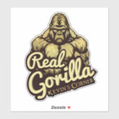 Kevin's Corner REAL GORILLA GANG Sticker (Vel)