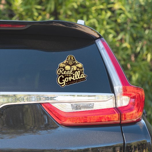 Kevin's Corner REAL GORILLA GANG Sticker (Auto Zijkant)