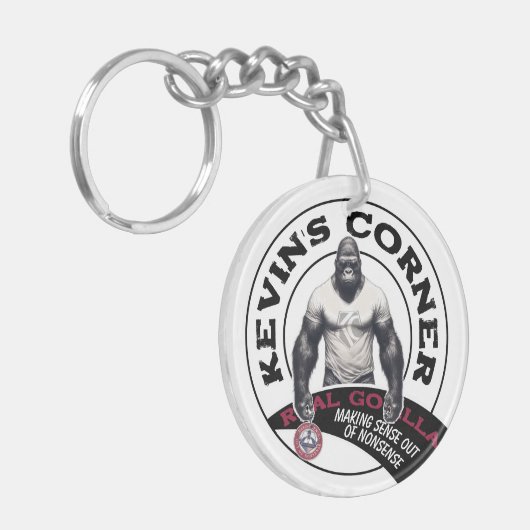 Kevin's Corner REAL GORILLAS Sleutelhanger (Voorkant Links)