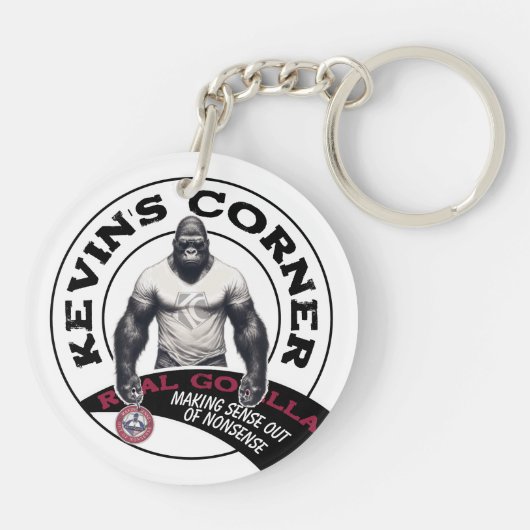 Kevin's Corner REAL GORILLAS Sleutelhanger (Achterkant)
