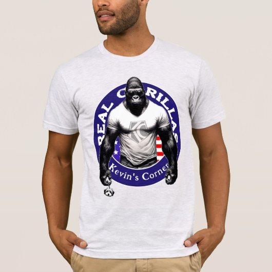 Kevins Corner REAL GORILLAS T-shirt (Voorkant)