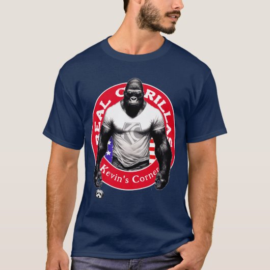 Kevins Corner REAL GORILLAS T-shirt (Voorkant)