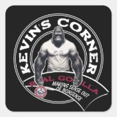Kevin's Corner REAL GORILLAS Vierkante Sticker (Voorkant)