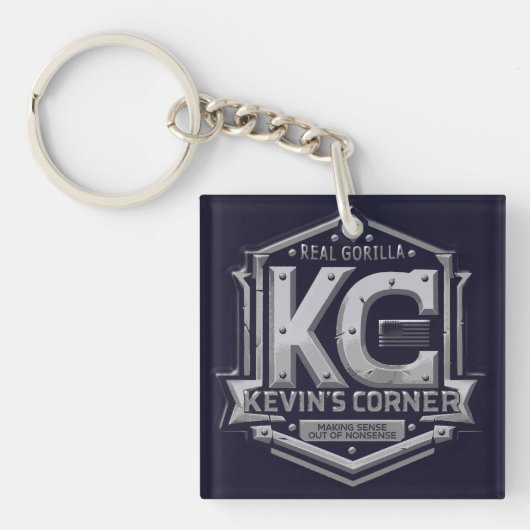 Kevin's Corner: Zingeving geven aan onzin Sleutelhanger (Voorkant)