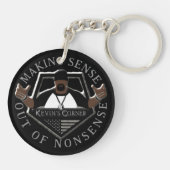 Kevin's Corner: Zinnen geven aan onzin Sleutelhanger (Achterkant)