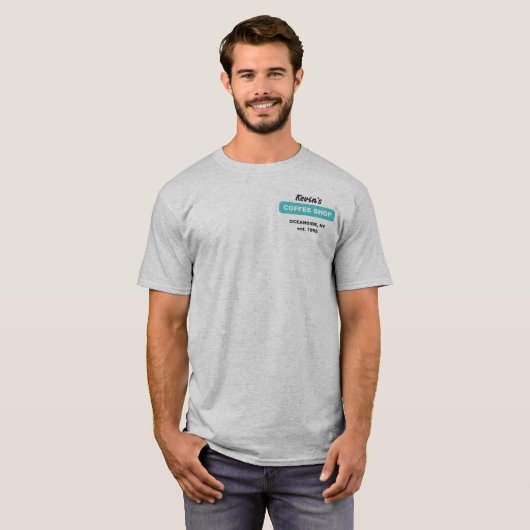 Kevin's Koffee Shop T-Shirt (Voorkant volledig)