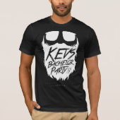 Kevin's vrijgezellenfeest Wildman-White T-shirt (Voorkant)