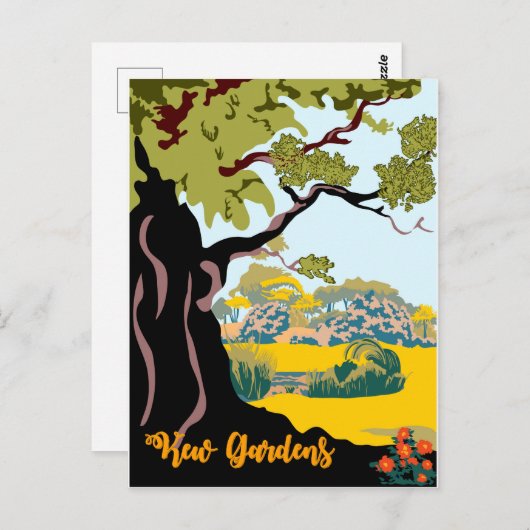 Kew Gardens Briefkaart (Voorkant / Achterkant)