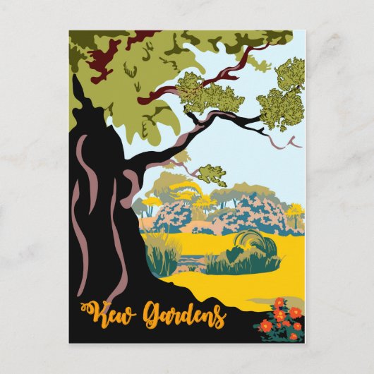 Kew Gardens Briefkaart (Voorkant)