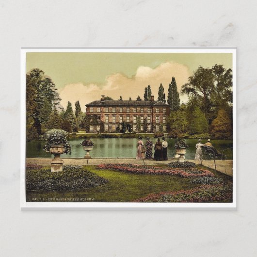 Kew Gardens, het museum, Londen en buitenwijken, E Briefkaart (Voorkant)