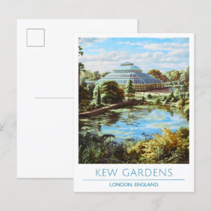 Kew Gardens Londen Engeland Kunst Vintage Reizen Briefkaart