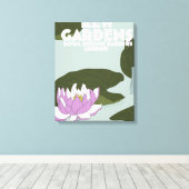 Kew Gardens Londen reisposter Canvas Afdruk (Insitu (Houten vloer))